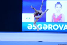 Bədii gimnastika üzrə 25-ci Azərbaycan Birinciliyinin üçüncü günü başlayıb (FOTO)