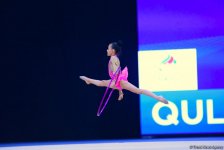 Bədii gimnastika üzrə 25-ci Azərbaycan Birinciliyinin üçüncü günü başlayıb (FOTO)