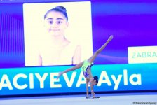 Bədii gimnastika üzrə 25-ci Azərbaycan Birinciliyinin üçüncü günü başlayıb (FOTO)