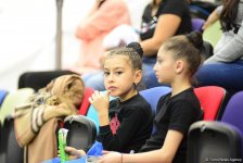 Bədii gimnastika üzrə 25-ci Azərbaycan Birinciliyinin üçüncü günü başlayıb (FOTO)