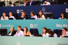 Bədii gimnastika üzrə 25-ci Azərbaycan Birinciliyinin üçüncü günü başlayıb (FOTO)