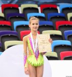 Bədii gimnastika üzrə 25-ci Azərbaycan birinciliyinin üçüncü günündə qaliblər mükafatlandırılıb (FOTO)