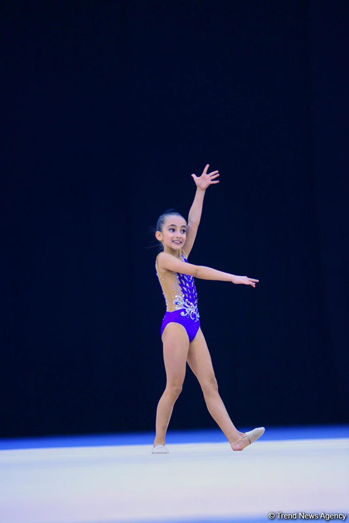 Bədii gimnastika üzrə 25-ci Azərbaycan Birinciliyinin üçüncü günü başlayıb (FOTO)