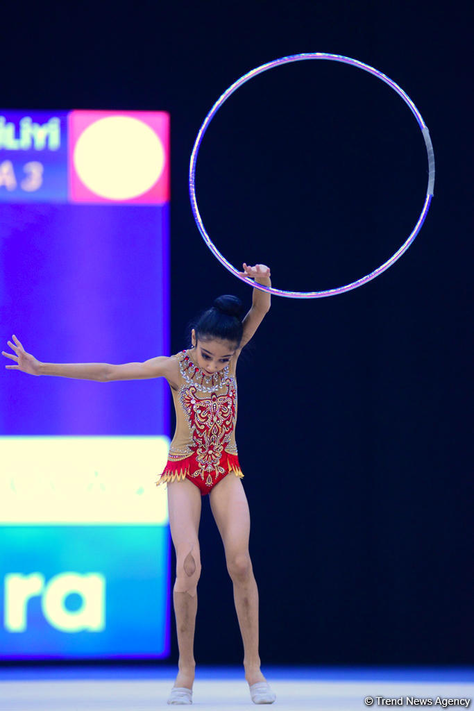 Bədii gimnastika üzrə 25-ci Azərbaycan Birinciliyinin üçüncü günü başlayıb (FOTO)