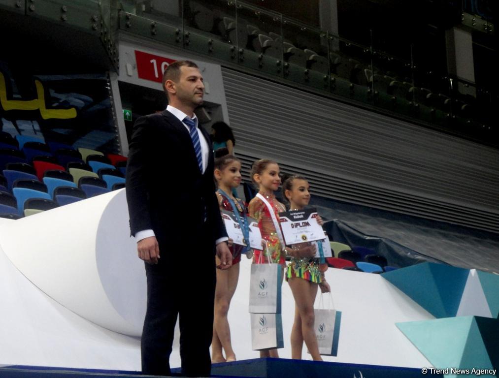Bakıda bədii gimnastika üzrə 5-ci Regionlararası Kubokun mükafatlandırma mərasimi keçirilib (FOTO)