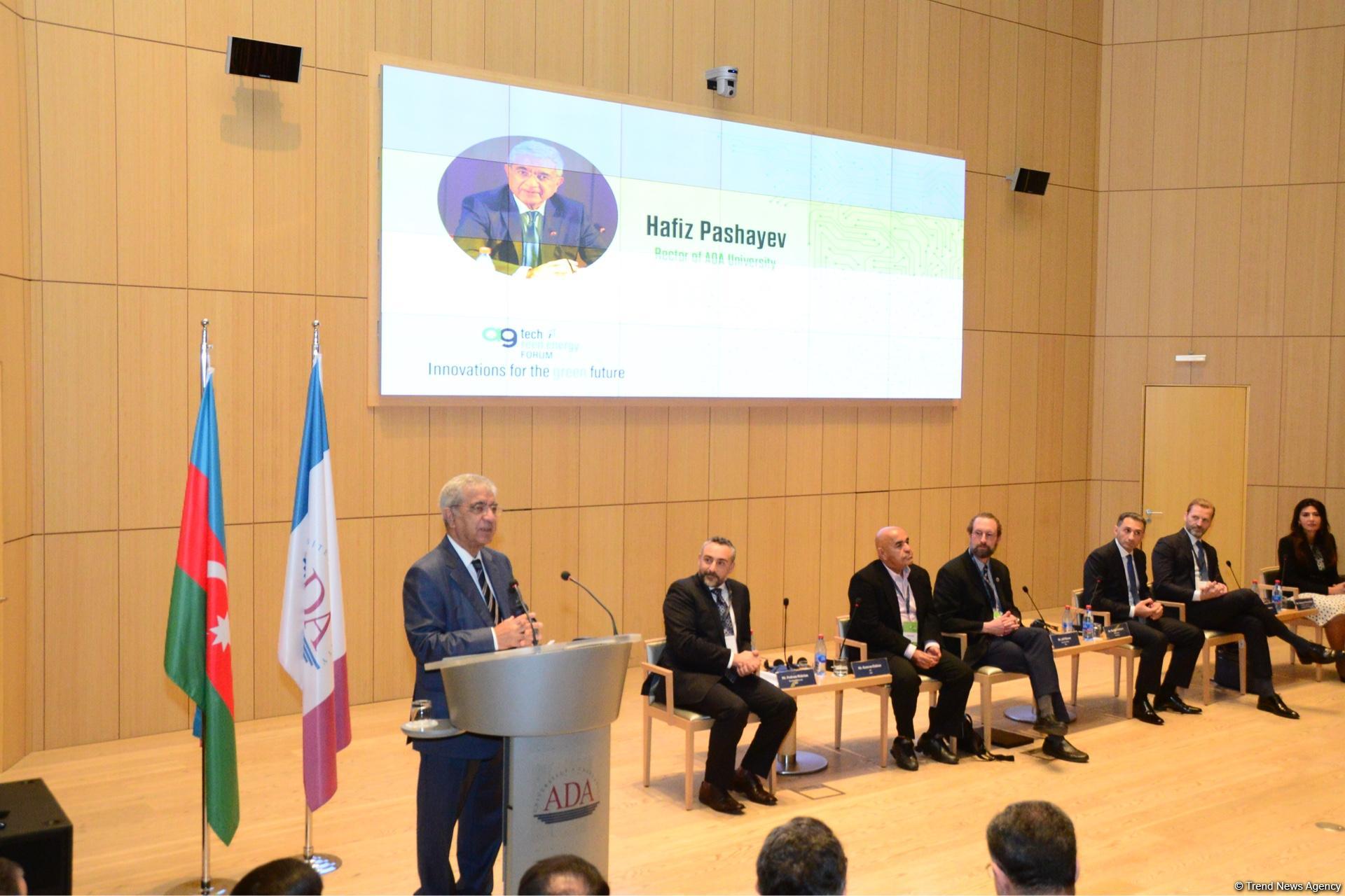 Hafiz Paşayev: ADA Universiteti alternativ enerjinin tətbiqi sahəsində müsbət nəticələrə nail ola bilib (FOTO)