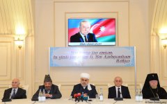 Qafqaz Müsəlmanları İdarəsində ulu öndər Heydər Əliyevin anım günü əlaqədar tədbir keçirilib (FOTO)