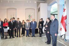 Heydər Əliyev Fondunun təşkilatçılığı ilə Tbilisidə Azərbaycan Xalq Cümhuriyyətinin 100 illiyinə həsr olunan konfrans və sərgi keçirilib (FOTO)