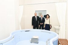 Prezident İlham Əliyev və birinci xanım Mehriban Əliyeva Bakıda Elmi-Tədqiqat Tibbi Bərpa İnstitutunda əsaslı yenidənqurmadan sonra yaradılan şəraitlə tanış olublar (FOTO) (YENİLƏNİB)