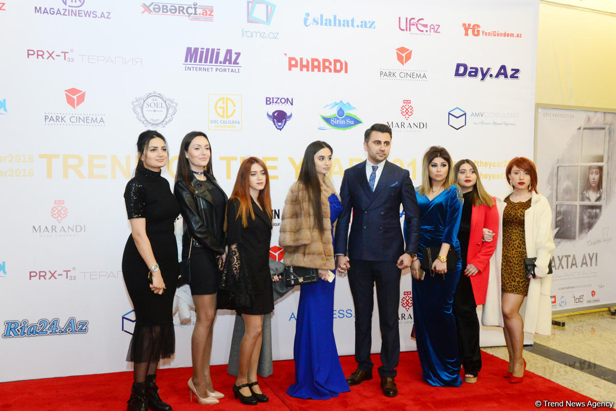 “Trend of the Year" 2018 mükafatlandırma qala-gecəsi keçirilib (FOTO)