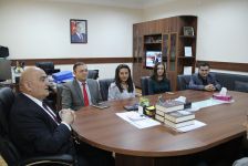 Bilik Fondu təcrübəçi tələbələri AMEA-nın müxbir üzvü Musa Qasımlı ilə görüşdürüb (FOTO)