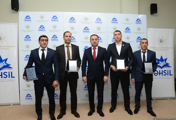 2018-ci ildə yüksək nəticə qazanmış idmançı və məşqçilərin təltif olunma mərasimi keçirilib (FOTO)