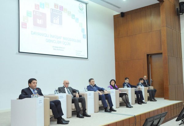 Yeni Azərbaycan Partiyasında “Dayanıqlı İnkişaf Məqsədləri gənclər üçün” adlı tədbir keçirilib (FOTO)