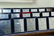 2018-ci ildə yüksək nəticə qazanmış idmançı və məşqçilərin təltif olunma mərasimi keçirilib (FOTO)