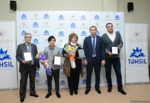 2018-ci ildə yüksək nəticə qazanmış idmançı və məşqçilərin təltif olunma mərasimi keçirilib (FOTO)