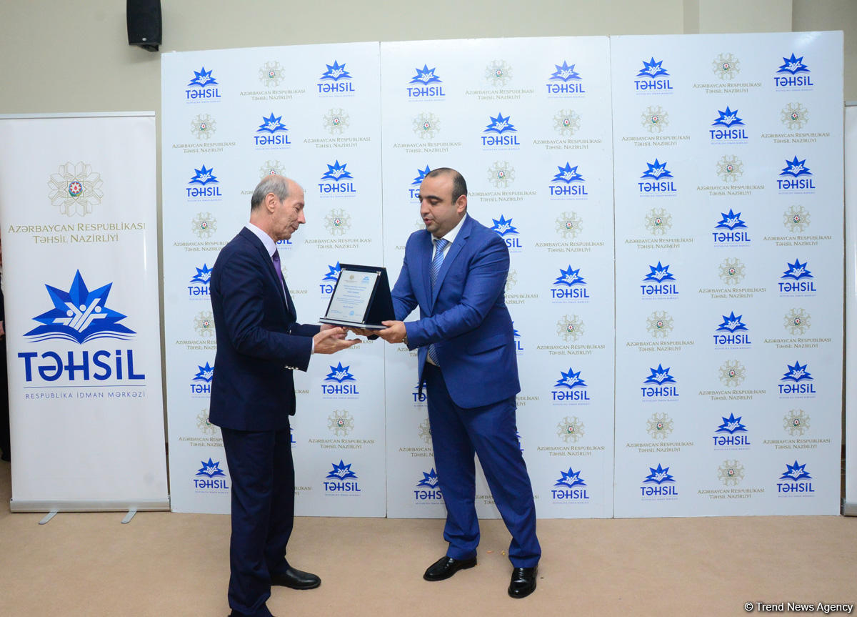 2018-ci ildə yüksək nəticə qazanmış idmançı və məşqçilərin təltif olunma mərasimi keçirilib (FOTO)