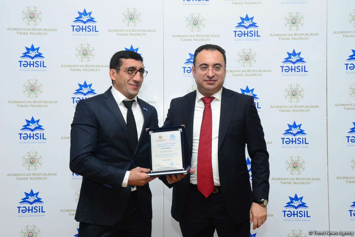 2018-ci ildə yüksək nəticə qazanmış idmançı və məşqçilərin təltif olunma mərasimi keçirilib (FOTO)