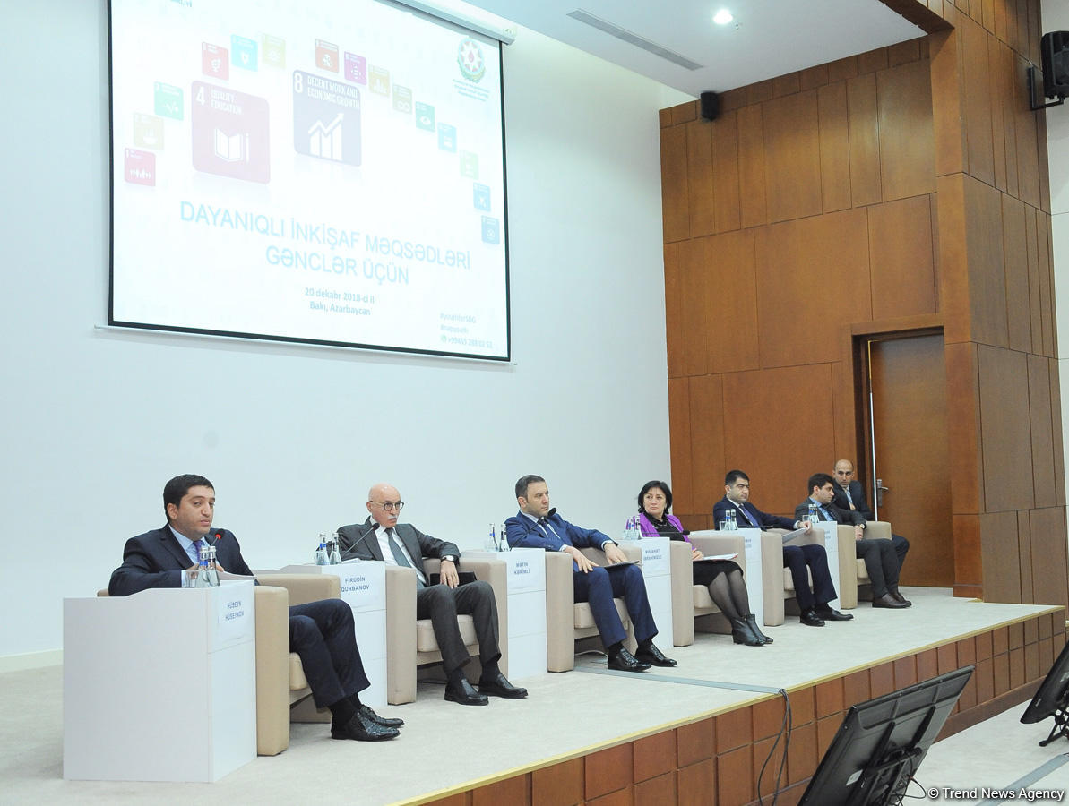 Yeni Azərbaycan Partiyasında “Dayanıqlı İnkişaf Məqsədləri gənclər üçün” adlı tədbir keçirilib (FOTO)