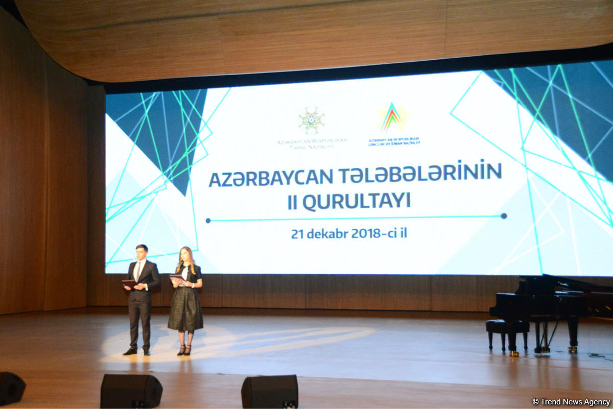 Azərbaycan tələbələrinin II qurultayı başa çatıb (FOTO) (YENİLƏNİB)