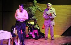 Muğam Mərkəzində İsrail dramaturqunun tamaşası nümayiş olunub (FOTO)
