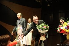 Muğam Mərkəzində İsrail dramaturqunun tamaşası nümayiş olunub (FOTO)