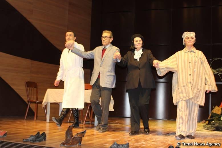 Muğam Mərkəzində İsrail dramaturqunun tamaşası nümayiş olunub (FOTO)
