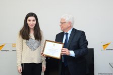 “Trend” in jurnalisti Rusiya-Azərbaycan münasibətləri barədə materialların hazırlanmasına görə diplomla təltif olunub FOTO