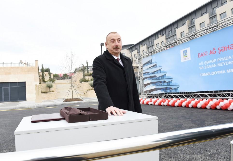 Prezident İlham Əliyev və birinci xanım Mehriban Əliyeva “Bakı Ağ Şəhər”də görülən və görüləcək işlərlə tanış olublar (FOTO)