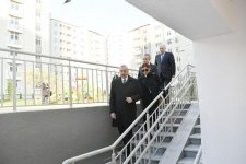 Prezident İlham Əliyev və birinci xanım Mehriban Əliyeva Mənzil İnşaatı Dövlət Agentliyinin Yasamal yaşayış kompleksinin açılışında iştirak ediblər (YENİLƏNİB) (FOTO)