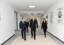 Prezident İlham Əliyev və birinci xanım Mehriban Əliyeva Mənzil İnşaatı Dövlət Agentliyinin Yasamal yaşayış kompleksinin açılışında iştirak ediblər (YENİLƏNİB) (FOTO)