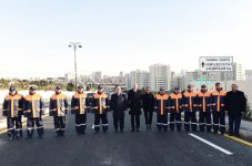 Prezident İlham Əliyev və birinci xanım Mehriban Əliyeva Mənzil İnşaatı Dövlət Agentliyinin Yasamal yaşayış kompleksinin açılışında iştirak ediblər (YENİLƏNİB) (FOTO)