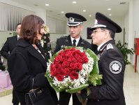 Birinci-vitse prezident Mehriban Əliyeva DTX-nin hərbi hissəsində keçirilən bayram tədbirində iştirak edib (FOTO)
