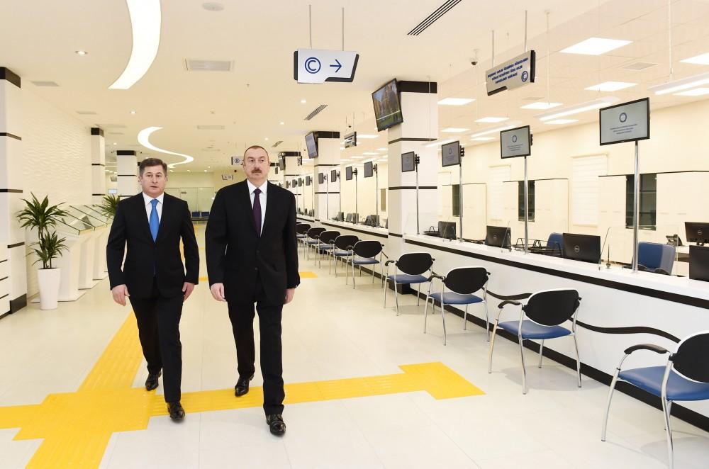 Prezident İlham Əliyev Əmlak Məsələləri Dövlət Komitəsinin yeni Əmlak Xidmətləri Məkanının açılışında iştirak edib (YENİLƏNİB) (FOTO)