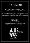 Gülnarə Xəlilovanın rəngarəng kolleksiyaları İstanbulda moda həftəsinin iştirakçılarını valeh edib (FOTO)