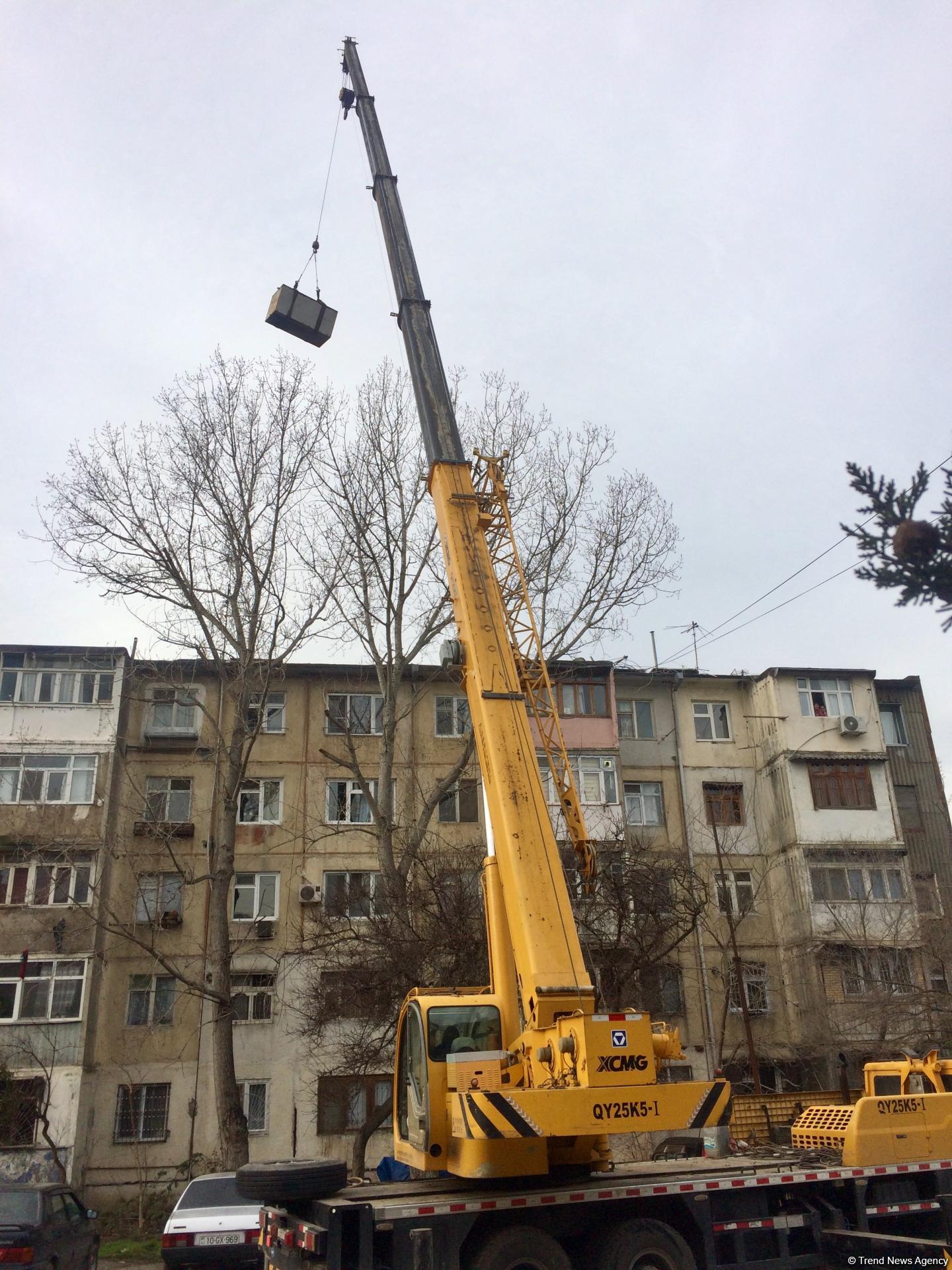 Bakıda binaların üstündəki su çənləri götürülür - SƏBƏBİ? (FOTO)