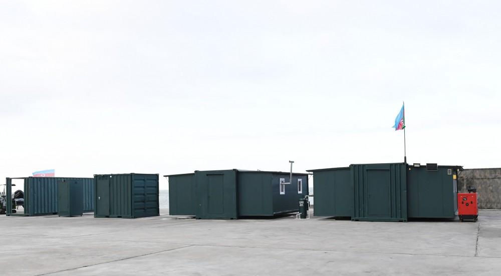 Prezident İlham Əliyev yeni inşa edilmiş “Tufan” tipli sərhəd gözətçi gəmisi ilə tanış olub (FOTO) (YENİLƏNİB)