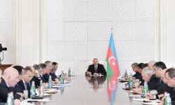 Prezident İlham Əliyevin sədrliyi ilə Nazirlər Kabinetinin iclası keçirilib (YENİLƏNİB-3) (FOTO)