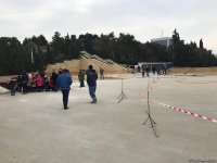 Şəhidlər Xiyabanında 20 Yanvar faciəsi ilə bağlı hazırlıq işlərinə başlanılıb (FOTO)