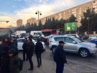 Bakıda zəncirvari qəza: 4 maşın bir-birinə çırpıldı, tıxac yarandı (FOTO/VİDEO)