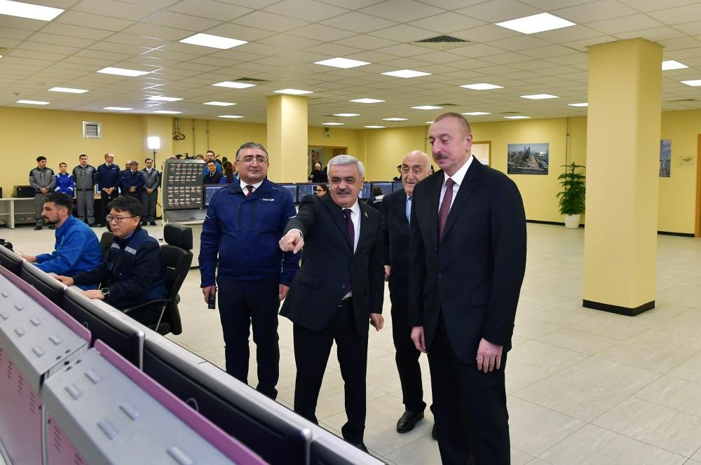 Prezident İlham Əliyev Sumqayıtda “SOCAR karbamid” zavodunun açılışında iştirak edib (FOTO) (YENİLƏNİB)