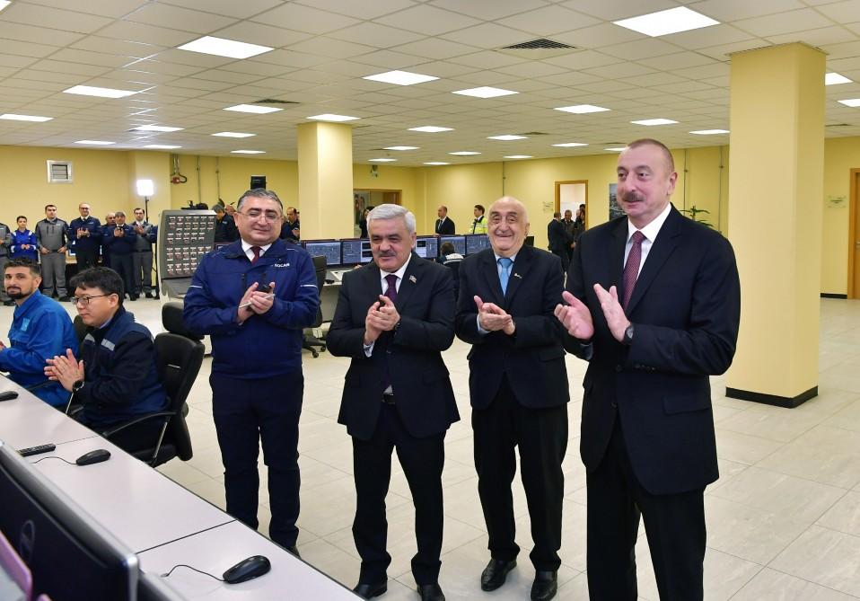 Prezident İlham Əliyev Sumqayıtda “SOCAR karbamid” zavodunun açılışında iştirak edib (FOTO) (YENİLƏNİB)