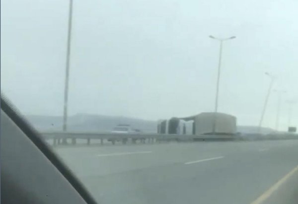 Ələt-Astara yolunda daha bir TIR aşdı (VİDEO)