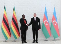 Azərbaycan və Zimbabve prezidentlərinin görüşü olub (FOTO) (YENİLƏNİB)