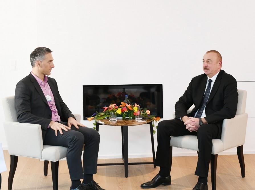 Prezident İlham Əliyevin “Signify” şirkətinin baş icraçı direktoru ilə görüşü olub (YENİLƏNİB) (FOTO)