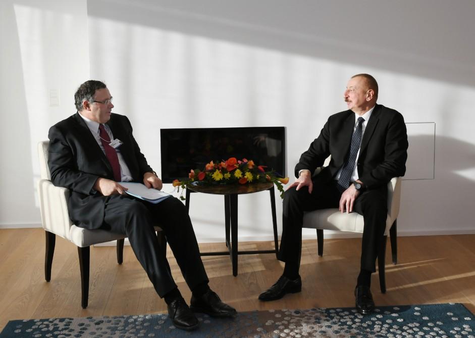 Prezident İlham Əliyevin və “Total” şirkətinin baş icraçı direktorunun görüşü olub (FOTO)