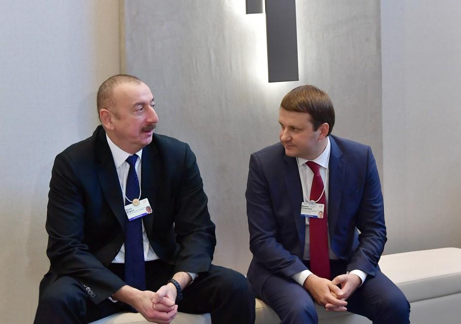 Prezident İlham Əliyev: Biz Azərbaycanın iqtisadi inkişafına daha çox İsveçrə şirkətinin investor qismində cəlb olunmasında maraqlıyıq (YENİLƏNİB) (FOTO)