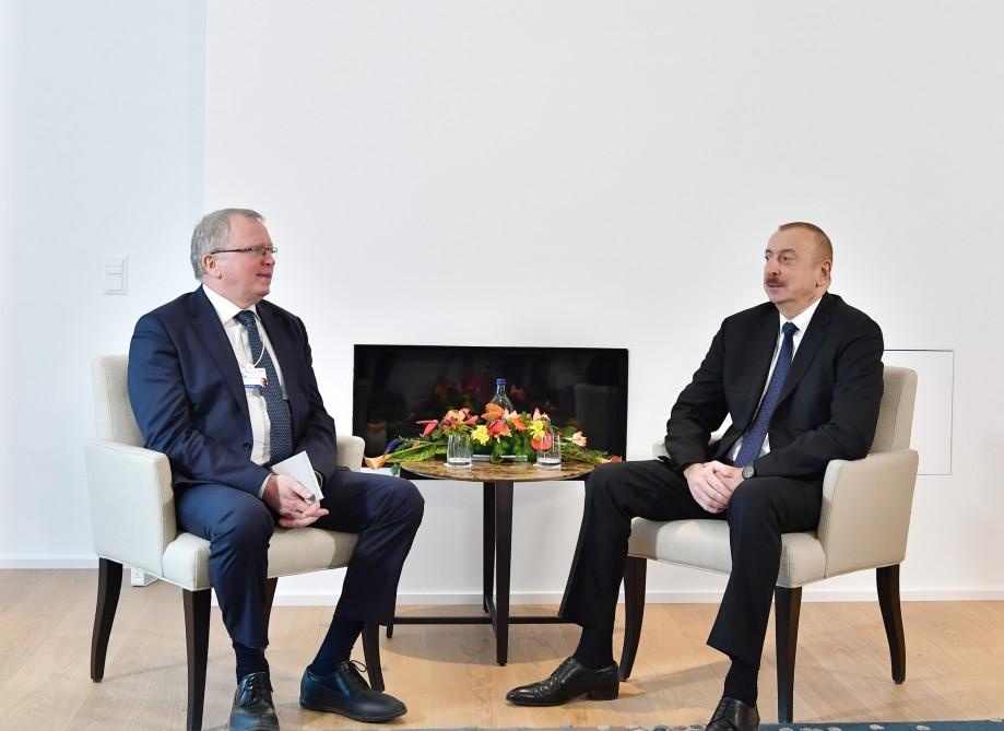 Prezident İlham Əliyev “Equinor” şirkətinin baş icraçı direktoru ilə görüşüb (FOTO)