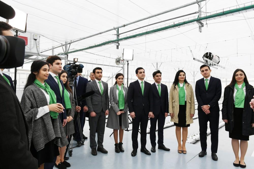 Prezident İlham Əliyev Tərəvəzçilik Elmi-Tədqiqat İnstitutunun açılışında iştirak edib (YENİLƏNİB-2) (FOTO)