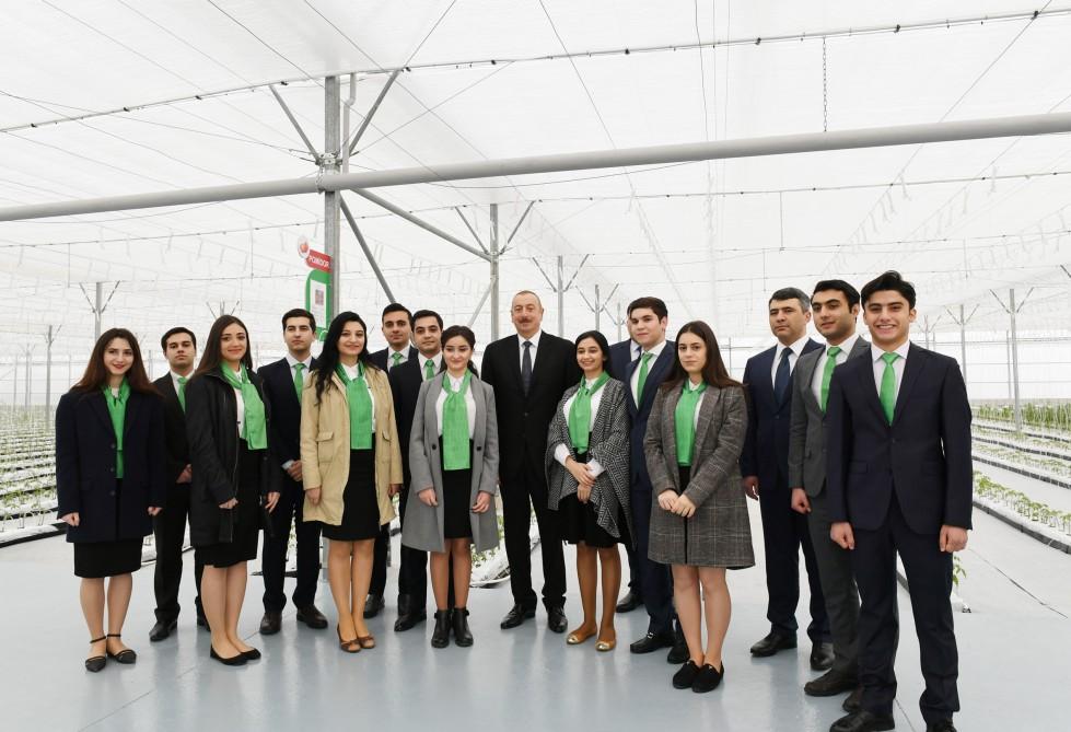 Prezident İlham Əliyev Tərəvəzçilik Elmi-Tədqiqat İnstitutunun açılışında iştirak edib (YENİLƏNİB-2) (FOTO)