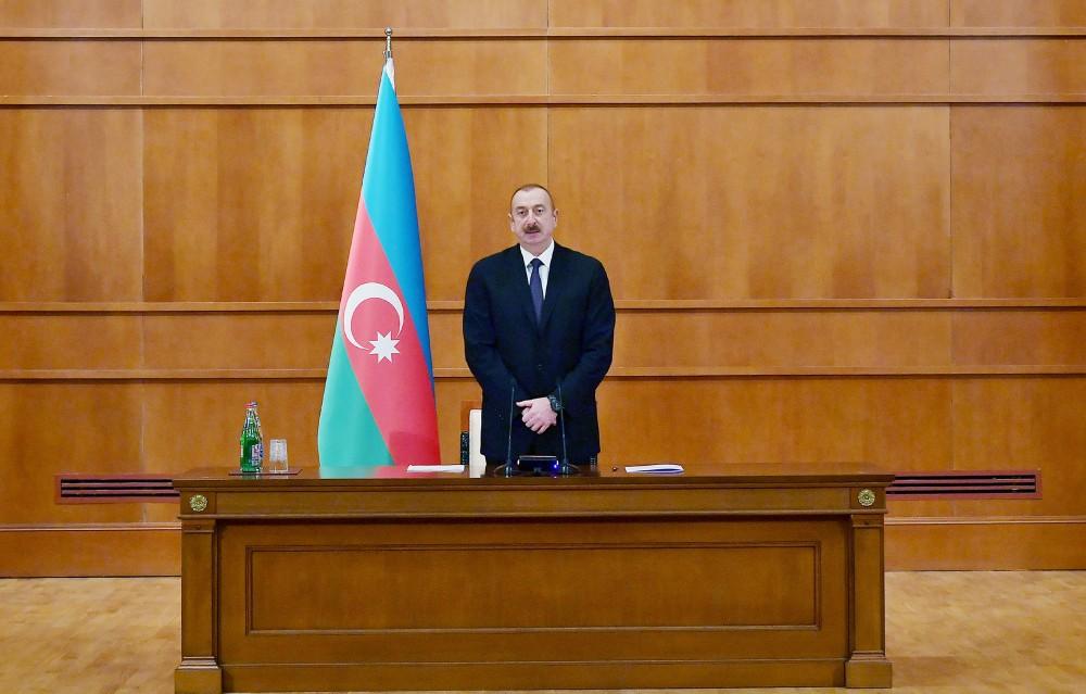 Prezident İlham Əliyev: Aprel döyüşləri bütün dünyaya göstərdi ki, Azərbaycan güclü dövlətdir, ölkəmizin güclü ordusu var və xalqımız heç vaxt işğalla barışmayacaq